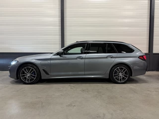 BMW 5 Serie BLUESTONE-METALLIC/PANO/H&K/HEAD-UP/LASER/KEYLESS/DISPLAY-KEY/CARPLAY/STANDKACHEL/SHADOW-LINE/PRIVACY/NET OH BEURT GEHAD BIJ BMW DEALER - afbeelding nr 6