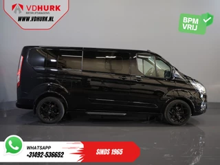 Ford Transit Custom Ford Transit Custom 2.0 TDCI 130 pk Aut. L2 Trend BPM VRIJ! DC Dubbel Cabine 2x Schuifdeur/ Leder/ Elek.Stoel/ Raptor grill/ Stoelverw/ Navi/ Carplay/ Camera/ PDC/ Cruise/ Trekhaak/ Airco - afbeelding nr 11