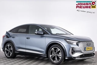 Audi Q4 Sportback e-tron 50 quattro S edition 77 kWh | Half LEDER | ECC | NAVI | CAMERA | Stoelverwarming | SOH: 88,8% |