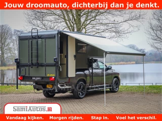 Dodge Ram 1500 Dodge Ram 1500 €15000,- VOORDEEL | CAMPER / AFZET UNIT | SHOWROOM MODEL | 4 PERSOONS | AIRCO | ZONNEPANEEL | VERWARMING | DOUCHE | WC | LUIFEL | 4 SLAAP PLAATSEN | Let Op: Investeer in deze unieke afzetunit camper en verdien direct! - afbeelding nr 1