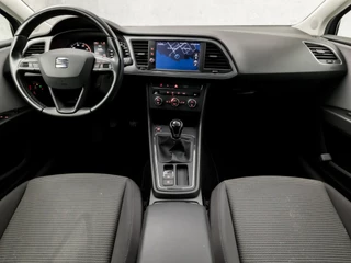 SEAT Leon (APPLE CARPLAY, NAVIGATIE, CLIMATE, KEYLESS START, GETINT GLAS, SPORTSTOELEN, ARMSTEUN, PARKEERSENSOREN, CRUISE, LM VELGEN, NIEUWE APK, NIEUWSTAAT) - afbeelding nr 6