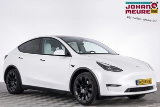 Tesla Model Y Long Range AWD 75 kWh *SOH 92.4%* PANORAMADAK | Wit LEDER | 20 Inch
