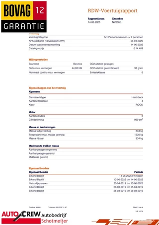 Volkswagen up! Volkswagen Up! 1.0 BMT up! beats - afbeelding nr 30