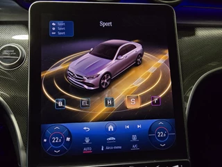 Mercedes-Benz C-Klasse Mercedes-Benz C-klasse 300 e AMG Line PHEV Leder LED Camera Sfeer Navi Trekhaak LM - afbeelding nr 15
