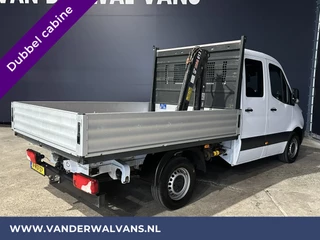 Mercedes-Benz Sprinter Mercedes-Benz Sprinter 314 CDI 143pk Pick-Up Open Laadbak 1000kg Kraan Dubbele Cabine Euro6 Airco | 3500kg Trekhaak | 6-Zits Apple Carplay, Android Auto, Cruisecontrol - afbeelding nr 13