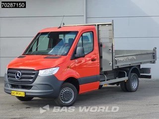 Mercedes-Benz Sprinter Mercedes Sprinter 514 CDI Kipper met Kist Dubbellucht 3,5t Trekhaak Airco Cruise Euro6 Tipper Benne Kieper 2m3 Airco Trekhaak Cruise control - afbeelding nr 2