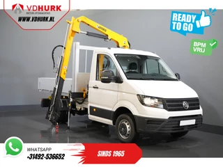Volkswagen Crafter Volkswagen Crafter 50 165 pk Effer 352S Kraan/ Crane/ Kran/ Autokran/ PTO/ Open laadbak/ Dubbel Lucht - afbeelding nr 36