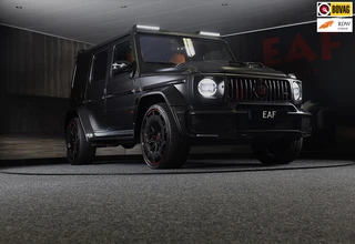 Mercedes-Benz G-Klasse 63 Edition 1 BRABUS UITVOERING / Mat Zwart / Acc / Dode Hoek / Leder / Open Dak / 360 Camera / 24 Inch