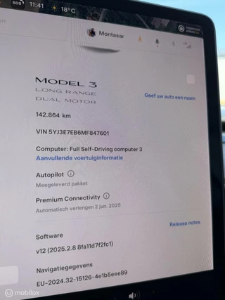 Tesla Model 3 Tesla Model 3 Long Range RWD 75 kWh Facelift 2020/12 Pearl White Incl BTW 19Inch - afbeelding nr 13