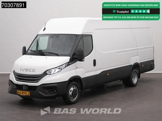 Iveco Daily 35C21 3.0L Automaat Dubbellucht L3H2 LED ACC Airco Camera CarPlay Parkeersensoren Stoelverwarming 3,5t Trekgewicht Euro6 L3 Airco
