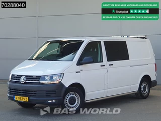 Volkswagen Transporter Volkswagen Transporter 150PK Dubbel Cabine Automaat L2H1 Navi Trekhaak Airco Cruise Parkeersensoren Werkplaatsinrichting L2 DC Mixto Doka 4m3 Airco Trekhaak Cruise control - afbeelding nr 1
