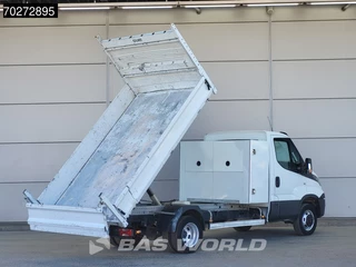 Iveco Daily Iveco Daily 35C14 Kipper met Kist Dubbellucht 3,5t Trekhaak Airco Cruise Euro6 Kieper Benne Tipper Airco Trekhaak Cruise control - afbeelding nr 6