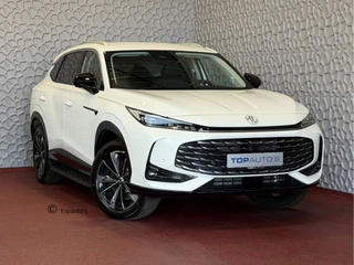 MG HS MG PHEV 1.5 TGDI LUXURY PHEV PLUG-IN HYBRIDE | LEER | 272PK NIEUWE AUTO | >1.000 KM TOTAAL BEREIK | 360° CAMERA | ELEKTRISCHE ACHTERKLEP | STOEL/STUUR. VERWARMING | FULL LED | ELEKTRISCHE S