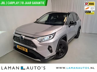 Toyota RAV4 2.5 Hybrid 218pk Bi-Tone | Alarm JBL CarPlay Halfleder Trekhaak ECC Nav 18" LMV ACC Camera Metallic | Hybrid Voorschoten