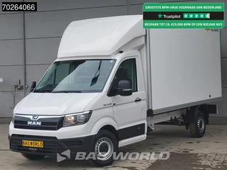 MAN TGE MAN TGE 3.140 Bakwagen met achterdeuren Nieuw!! Airco Meubelbak Koffer 17m3 Airco - afbeelding nr 1