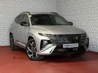 Hyundai Tucson .6 T-GDI PHEV N-LINE NIEUW 360CAM ELEK.KLEP MEMORY STOEL VERWARMD/KOELING SUBWFR 19" LMV ZWARTE HEMEL STUURVERW.