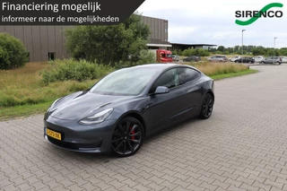 Tesla Model 3 Tesla Model 3 PERFORMANCE AWD 75 kWh dual motor 462pk chrome delete gray&black leder panodak stoelverwarming v+a autopilot - afbeelding nr 24