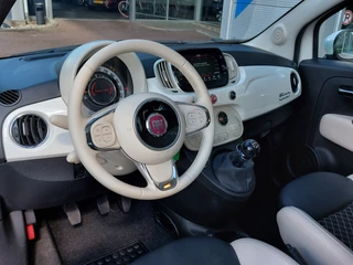 Fiat 500 1.0 Hybrid 70pk Dolcevita | Apple Carplay + Android Auto | Clima | Cruise | Panoramadak | Bluetooth Carkit+Streaming+USB | Elek.Ramen+Spiegels | Stuurbekrachtiging | 15''lm - afbeelding nr 8