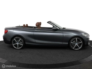 BMW 2 Serie BMW 2-serie Cabrio 220i Sport Aut8 184Pk | NL Auto | Bruin-leder | clima | 19-breed set | xenon | Trekhaak | M-stoelen | TOPSTAAT - afbeelding nr 28
