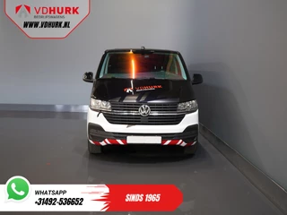 Volkswagen Transporter Volkswagen Transporter T6.1 2.0 TDI 150 pk DSG Aut. L2 DC Dubbel Cabine (DEMO) BPM VRIJ! Adapt. Cruise/ 2.5t Trekhaak/ NAVI/ Carplay/ PDC/ LMV/ Airco - afbeelding nr 7