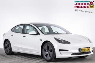 Tesla Model 3 Standard RWD Plus 60 kWh *SOH 94.7%* WIT LEDER | PANORAMADAK