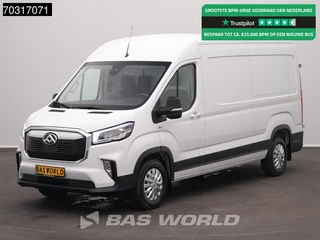 Maxus eDeliver9 Elektrisch WLTP 256km Stad 52kWh L3H2 204pk ACC LED Camera Parkeersensoren L3 Airco