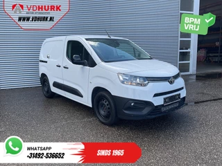 Toyota ProAce City 1.5 130 pk Aut. Carplay/ 3Pers./ Stoelverw./ Inrichting/ Camera/ Cruise/ Airco/ PDC/ Trekhaak