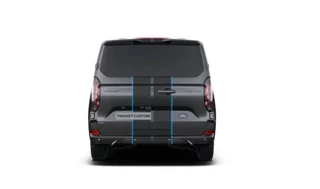 Ford Transit Custom Ford Transit Custom 320 2.5 PHEV L2H1 Sport DC 233pk | | Dubbele Cabine | Dubbele zijschuifdeur | Inklapbare trekhaak | 19 inch lichtmetalen Sport velgen (mat zwart) | Verwarmbaar stuurwiel | Navigatie systeem - afbeelding nr 7