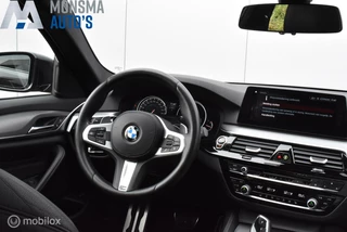 BMW 5 Serie BMW 520d Touring M-Sport 2017 Saphirschwarz Pano HUD Carplay 360°Camera 19