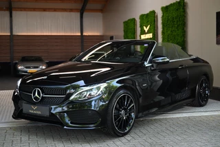 Mercedes-Benz C-Klasse Mercedes-Benz C-klasse Cabrio 180 Premium Plus AMG Styling - Night Edition - Airscarf - Leer - Camera - Stoelverwarming - - afbeelding nr 20