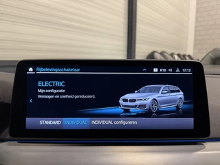 BMW 5 Serie BLUESTONE-METALLIC MET COGNAC LEER/PANO/ACC/CAMERA/STANDKACHEL/SFEER/DAB/CARPLAY/SHADOW-LINE/M-AERODYNAMIC - afbeelding nr 34