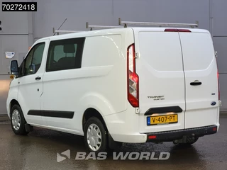 Ford Transit Custom Ford Transit Custom 105pk Dubbel Cabine Imperiaal Trekhaak Airco Cruise Parkeersensoren Euro 6 L1H1 Doka Mixto 4m3 Airco Dubbel cabine Trekhaak Cruise control - afbeelding nr 2