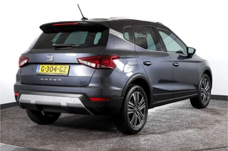 SEAT Arona | Dig. Cockpit | Adapt. Cruise | Stoelverw. | PDC | Camera | NAV + App. Connect | ECC | LM 17