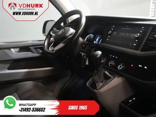 Volkswagen Transporter Volkswagen Transporter T6.1 2.0 TDI 150 pk DSG Aut. L2 DC Dubbel Cabine (DEMO) BPM VRIJ! Adapt. Cruise/ 2.5t Trekhaak/ NAVI/ Carplay/ PDC/ LMV/ Airco - afbeelding nr 3