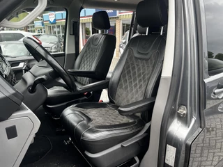 Volkswagen Transporter Volkswagen Transporter Bulli L2H1 2.0TDi 200pk DSG DC | Black Edition | Leer/alcantara | Dubbele cabine | 2x Schuifd m.Sluithulp | 20