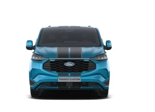 Ford Transit Custom Ford Transit Custom 320 2.5 PHEV L2H1 Sport DC 233pk | | Dubbele Cabine | Dubbele zijschuifdeur | Inklapbare trekhaak | 19 inch lichtmetalen Sport velgen (mat zwart) | Verwarmbaar stuurwiel | Navigatie systeem - afbeelding nr 2