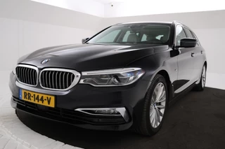 BMW 5 Serie Cruise Control, Navigatie, LEER, Panoramadak, xDrive - afbeelding nr 5