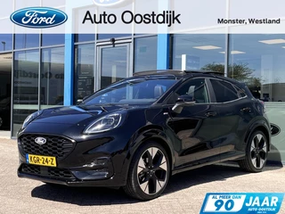 Ford Puma 1.0 EcoBoost Hybrid ST-Line X 155PK Automaat Panodak Winterpack Camera Cruise Navi B&O 19'' Velgen Climate Keyless Elek. Achterklep Full-LED Privacy Glass *Sportief*