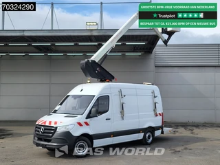 Mercedes-Benz Sprinter 314 CDI Hoogwerker 11m Werkhoogte Trekhaak Airco Cruise Camera Euro6 Arbeitsbuhne Hubarbeitsbuhne 1Personen Airco Trekhaak Cruise control