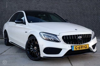 Mercedes-Benz C-Klasse Mercedes-Benz C-klasse AMG 43 4MATIC 367 PK Panoramadak Burmester Leder LED Carbon - afbeelding nr 13