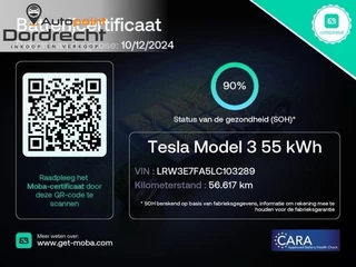 Tesla Model 3 Tesla Model 3 Standard RWD Plus 60 kWh SOH 90% KM 56619 - afbeelding nr 2