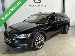 Škoda Superb Skoda Superb Combi 2.0 TDI 150 pk DSG Style Buss. | Navi | Pano | ACC | LED | Leder | Canton | 19