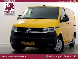 Volkswagen Transporter T6.1 2.0 TDI 150pk L1H1 DSG-Automaat Airco/Navi/2x Schuifdeur 04-2022