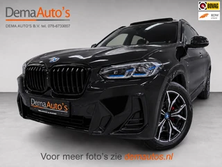 BMW X3 XDrive30e M-SPORT PANO/LEDER/H-UP/360CAM/M-STOELEN/SFEERVERL/CARPLAY///