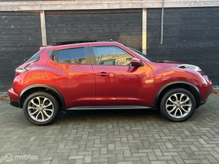 Nissan Juke Nissan Juke 1.6 Tekna AUTOMAAT Schuif-Kantel dak / Clima / Vol Leder / 96.113 KM 1e eig. - afbeelding nr 4