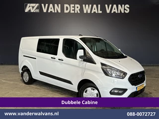 Ford Transit Custom 2.0 TDCI 131pk L2H1 Dubbele Cabine Euro6 Airco | 6-Zits | LED | Cruisecontrol | Parkeersensoren