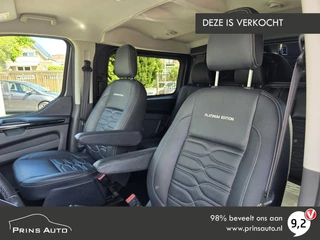 Ford Transit Custom Ford Transit Custom 320 2.0 TDCI L2H1 Platinum Edition DC |NAVI|CAMERA|TREKHAAK|LEDER|STOELV.|ORG.NL|NAP 3320 - afbeelding nr 14