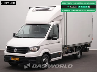 Volkswagen Crafter 140pk Laadklep Zijdeur Koelwagen Thermo King Thermo King V-300max 230v Stekker Airco Cruise Euro6 Bakwagen Gekoeld Koel Koeler Kühl Kühler Kühlwagen Kühlkoffer Airco Cruise control