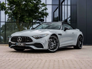 Mercedes-Benz SL 43 AMG Roadster - AMG Night Package - Alpine Grey - Burmester - Massage - HUD - 21" AMG