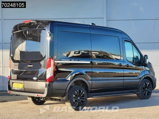 Ford Transit Ford Transit 165pk Automaat Limited Black Edition Dubbele schuifdeur L2H2 ACC 360camera Navi CarPlay Xenon Camera 10m3 Airco - afbeelding nr 2
